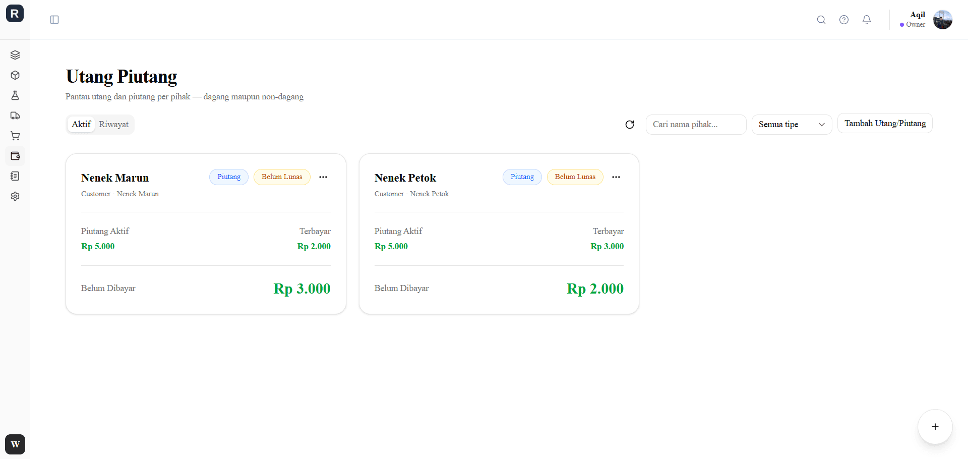 Pelanggan Bon Terus, Warung Bisa Kolaps - Ini Sebabnya